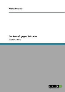 Paperback Der Prozeß gegen Sokrates [German] Book