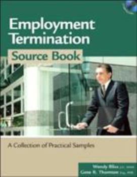 Paperback Employment Termination Source Book: A Collection of Practical Samples [With CDROM] Book