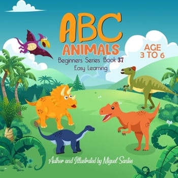 Paperback ABC Animals: Early Stages Reading Book