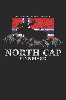 Paperback Wikstroem - Notes: Norway North Cap Finnmark Moose - Notebook 6x9 dot grid Book