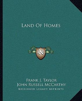 Paperback Land Of Homes Book