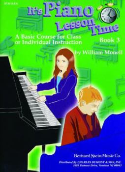 Paperback It's Piano Lesson Time - Book 3 Book