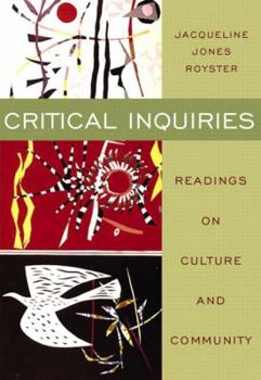Paperback Critical Inquiries: Readings on Culture and Community Book