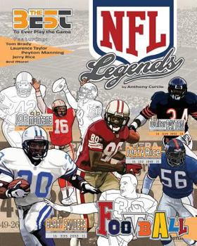Paperback NFL Legends: The Ultimate Coloring, Activity and Stats Football Book for Adults and Kids Book