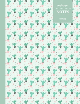 Graph Paper Notes 110 Pages: Cactus Notebook for Professionals and Students, Teachers, Architects, Scientists, Engineers, and Writers | Succulent Llama Pattern