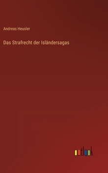 Hardcover Das Strafrecht der Isländersagas [German] Book