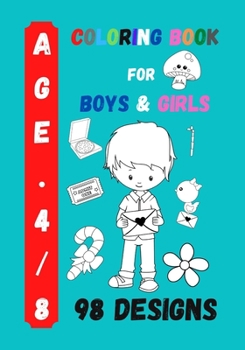 Paperback Coloring Book for Boys and Girls: Kids Coloring Activity Book