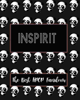 Paperback INSPIRIT The Best KPOP Fandom: Best KPOP Gift Fans Cute Panda Monthly Planner 8"x10" Book 110 Pages Book