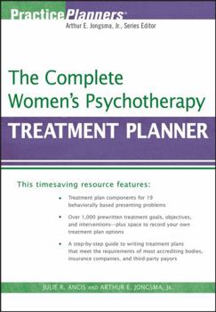 Paperback The Complete Women's Psychotherapy Treatment Planner Book