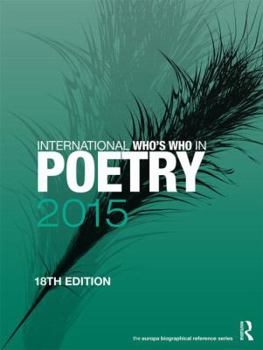 Hardcover International Who's Who in Poetry 2015 Book
