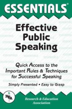 Paperback Effective Public Speaking Book