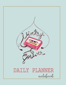 Notebook: Daily planner notebook with  cute cover and daily planner pages, Extra large (8.5 x 11) inches, 110 pages, planner notebooks (Planner Books)