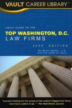 Paperback Vault Guide to the Top Washington, DC Law Firms Book