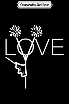 Composition Notebook: Cute Cheer Gifts For Cheerleaders n Girls Women Mom Love  Journal/Notebook Blank Lined Ruled 6x9 100 Pages