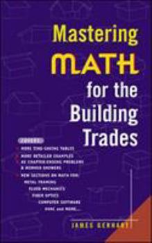 Paperback Mastering Math for the Building Trades Book