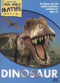 Paperback Real World Math Blue Level: Dinosaur Dig Book