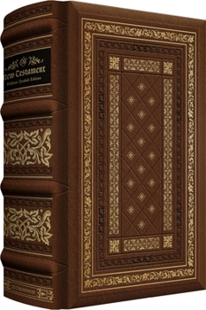 Leather Bound ESV New Testament with Illuminated Drop Caps: William Tyndale Commemorative Edition (Leather Over Board) Book