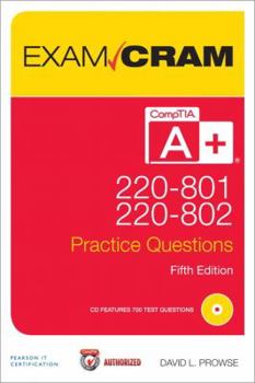 Paperback Comptia A+ 220-801 and 220-802 Practice Questions Exam Cram Book