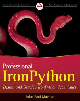 Paperback Professional IronPython Book