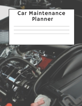 Paperback Car Maintenance Planner: A One Year Record of Your Car Book