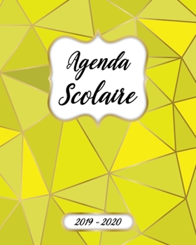 Paperback Agenda Scolaire 2019 2020 Mensuel Et Semainier: Agenda Scolaire 2019-2020 Pour Etudiant Et Professeur - Calendrier, Planificateur, Journalier, Organis [French] Book