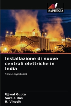 Paperback Installazione di nuove centrali elettriche in India [Italian] Book