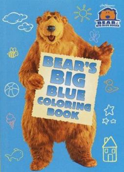 Paperback Bear's Big Blue Coloring Book