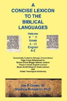 Paperback Concise Lexicon to the Biblical Languages Book