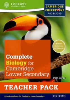 Paperback Complete Biology for Cambridge Secondary 1 Teacher Pack: For Cambridge Checkpoint and Beyond [With eBook] Book