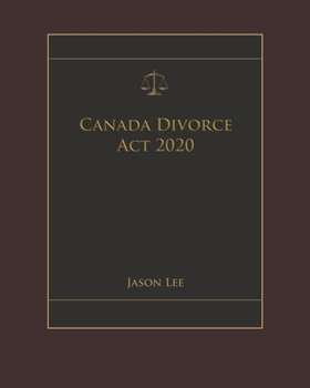 Paperback Canada Divorce Act 2020 Book