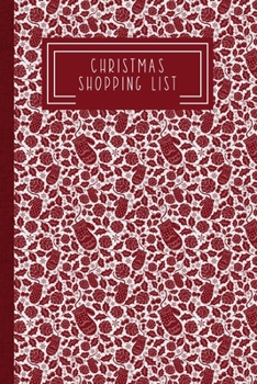 Paperback Christmas Shopping List: Family Gift Tracker - Mittens Book