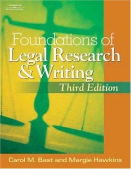 Paperback Foundations of Legal Research and Writing Book