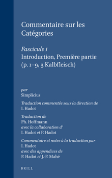 Commentaire sur les Catégories