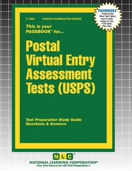Paperback Postal Virtual Entry Assessment Tests (USPS) Book