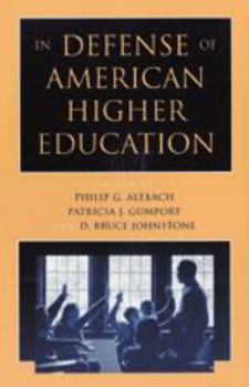 Hardcover In Defense of American Higher Education Book