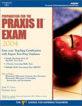 Paperback Prep for Praxis: Praxis II Exam 2004 Book