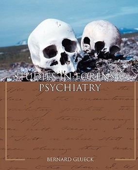 Paperback Studies in Forensic Psychiatry Book