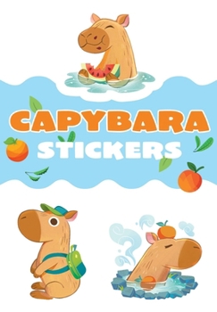 Paperback Capybara Stickers (Dover Little Activity Books Stickers) Book