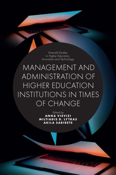 Hardcover Management and Administration of Higher Education Institutions in Times of Change Book