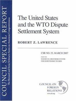 Paperback The United States and the Wto Dispute Settlement System Book