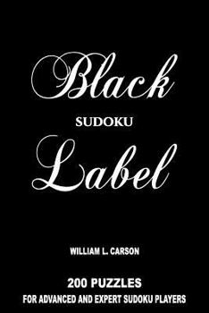 Paperback Black Label Sudoku Book