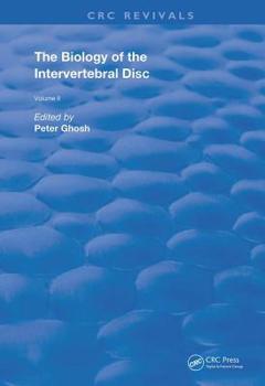Hardcover The Biology of the Intervertebral Disc Book