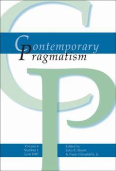 Paperback Contemporary Pragmatism. Volume 4, Issue 1. Book