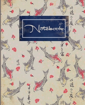 Japanese Style Themed Notebook Journal: Retro Japanese Vintage Design Notebook to Write In, Japanese Themed Gifts