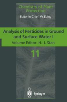 Paperback Analysis of Pesticides in Ground and Surface Water I: Progress in Basic Multi-Residue Methods Book