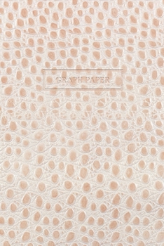 Paperback Graph Paper: Executive Style Composition Notebook - Cream Alligator Skin Leather Style, Softcover - 6 x 9 - 100 pages (Office Essen Book