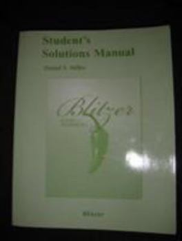 Paperback Student Solutions Manual for Algebra and Trigonometry Book