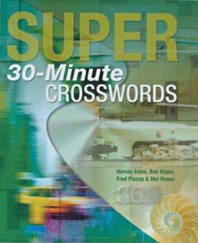 Spiral-bound Super 30-Minute Crosswords Book