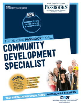Paperback Community Development Specialist (C-1421): Passbooks Study Guide Volume 1421 Book