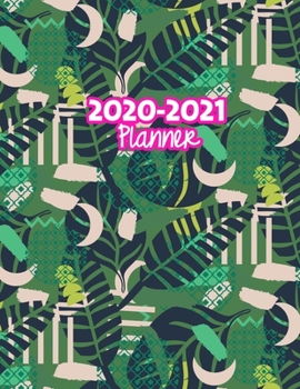 2020-2021 Planner: Two Year Calendar Organizer and Goal Journal | January 2020 - December 2021 Daily, Weekly and Monthly Planner Book with Back Sticker Expression Wall for 2 Years | Design Code 129974